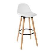 Taborety i hokery - Atmosphera Stołek barowy wysoki taboret który doskonale nadaje się do każdego pomieszczenia B07MY95FJX - miniaturka - grafika 1