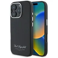 Etui i futerały do telefonów - Etui KARL LAGERFELD Hotel RSG do Apple iPhone 16 Pro Max Czarny | Bezpłatny transport - miniaturka - grafika 1