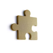 Płyty i maty izolacyjne - Panel akustyczny POLY, puzzel, 700x700x50 mm, ścienny, żółty - miniaturka - grafika 1