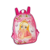 Plecaki - Fabrizio dwustronny plecak dziewczęcy brokatowy różowy księżniczka D2ORI210A - miniaturka - grafika 1