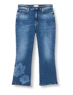 Spodnie damskie - Pinko Belen Boot Cut Denim Laser Tro Jeansy Damskie, Pju_lavaggio Vintage Medio, 26 - miniaturka - grafika 1