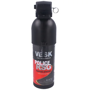 Gaz pieprzowy KKS VESK RSG Police 2mln SHU, Stream 400ml (12400-S) - Gaz pieprzowy - miniaturka - grafika 2