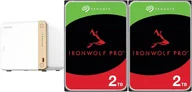 Serwery - Serwer plików Qnap TS-462-4G + 2x Seagate IronWolf 2TB ST2000VN003 - miniaturka - grafika 1