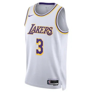 Koszulka męska Nike Dri-FIT NBA Swingman LeBron James Los Angeles Lakers Association Edition 2022/23 - Biel - Swetry męskie - miniaturka - grafika 1