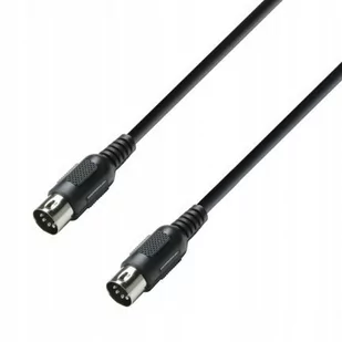 ah Cables Adam Hall kabel MIDI, czarny K3MIDI0075BLK - Akcesoria do nagłośnienia - miniaturka - grafika 1