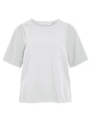 Bluzki damskie - Vila Bluzka w kolorze szarym - miniaturka - grafika 1