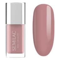 Lakiery hybrydowe - Semilac Lakier klasyczny Nail Laquer, 107 Classic Nude - miniaturka - grafika 1
