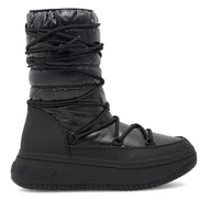 Śniegowce damskie - Śniegowce Jenny Fairy SENA SK23028-02 Czarny - miniaturka - grafika 1