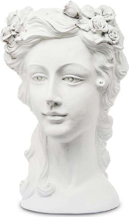 Art-Pol Osłonka dekoracyjna Głowa Kobieta na kwiaty