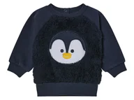 Bluzy i sweterki niemowlęce - lupilu® Pluszowy sweterek niemowlęcy z haftem (50/56, Granatowy) - miniaturka - grafika 1