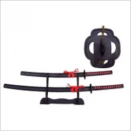 Repliki - broń - ZESTAW KATANA I WAKIZASHI ZE STOJAKIEM 4KM84 - miniaturka - grafika 1
