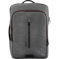 Teczki i aktówki - Plecak Torba Aktówka na Laptop Tablet 3 w 1 Szara - miniaturka - grafika 1