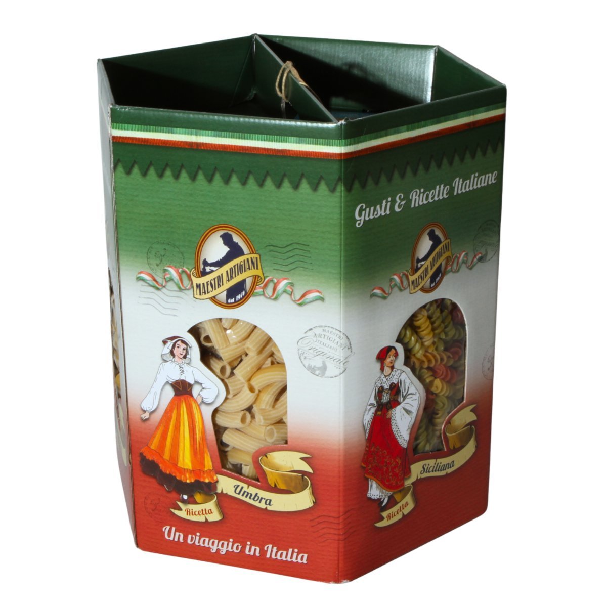 MAESTRI ARTIGIANI ZESTAW REGIONALI Włoskie Makarony 6x500g PREZENT