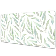 Podkładki na biurko - Mata ochronna na biurko Delikatne liście 90x45 cm - miniaturka - grafika 1