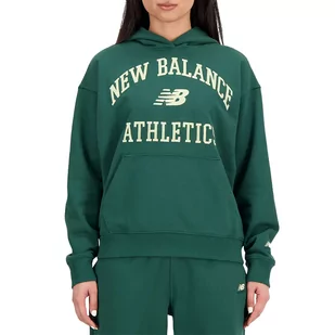 Bluza New Balance WT33550NWG - zielona - Bluzy sportowe damskie - miniaturka - grafika 1