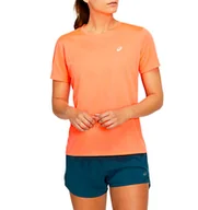 Koszulki i topy damskie - Koszulka damska Asics  Katakana SS Top Coral XS - miniaturka - grafika 1