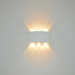 Szeroki kinkiet zewnętrzny LED 3000K OWL-6650-4-WH-3K z serii ORTELO (｡◕‿◕｡) 20% RABATU z kodem BON20  W KOSZYKU! WIDZIAŁEŚ LEPSZĄ OFERTĘ? NAPISZ MAILA LUB ZADZWOŃ SKLEP@KAJA.COM.PL (｡◕‿◕｡) OFICJALNY DYSTRYBUTOR (｡◕‿◕｡) 30 LAT NA RYNKU (｡◕‿◕｡) - Lampy ogrodowe - miniaturka - grafika 1