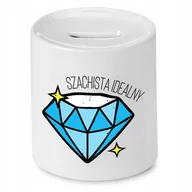 Skarbonki - DLA SZACHISTY SKARBONKA SZACHISTA IDEALNY z Nadrukiem ze Zdjęciem - miniaturka - grafika 1