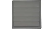 Filtry wentylacyjne i uzdatniacze - Kratka z żaluzją regulowana o średnicy 80-150 mm 170x170 szara /02-333 - miniaturka - grafika 1