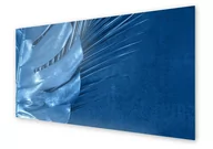 Dekoracje domu - Panel kuchenny HOMEPRINT Liście na granatowym tle 100x50 cm - miniaturka - grafika 1