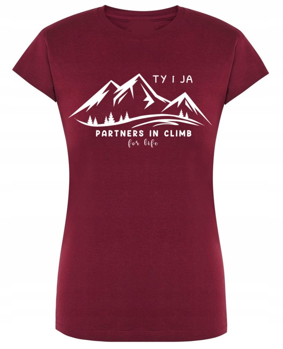 Walentynki T-Shirt damski nadruk TY i JA Góry L