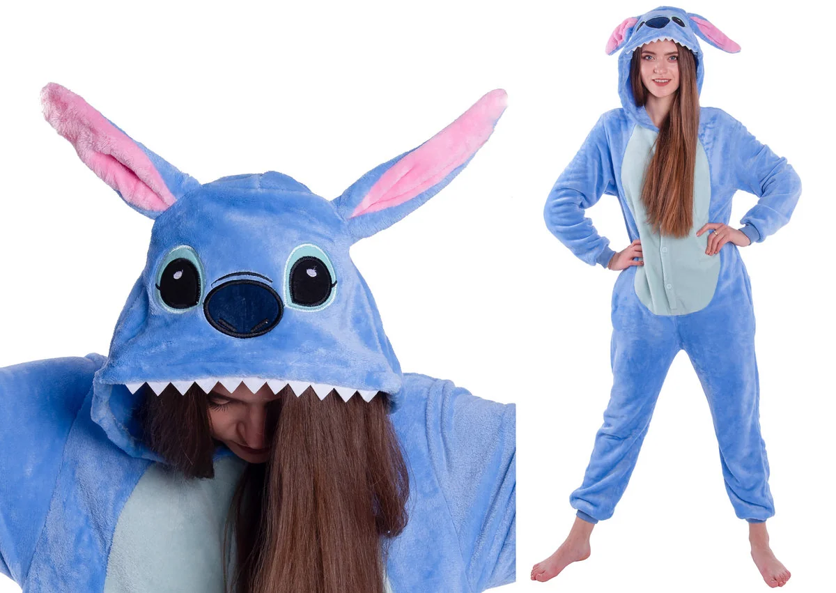 Stitch Piżama Dzieci Kigurumi Sticz Stich 146 152