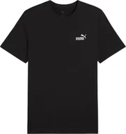Koszulki męskie - Koszulka męska Puma Ess Small No.1 Logo Tee czarna 682534 01 S - miniaturka - grafika 1