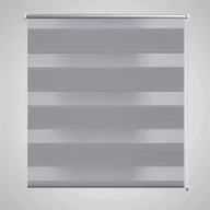 Rolety - vidaXL vidaXL Roleta Zebra 100 x 175 cm Szara - miniaturka - grafika 1