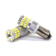 Żarówki samochodowe - H6W Żarówka Led Bax9S 12-24V Canbus Biała Mocna Motoledy - miniaturka - grafika 1