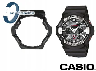 Bezel Casio GA-200 GA-201 GAS-100 GAW-100 czarny matowy - Akcesoria do zegarków - miniaturka - grafika 1