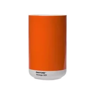 Wazony i flakony - Pomarańczowy wazon ceramiczny – Pantone - miniaturka - grafika 1