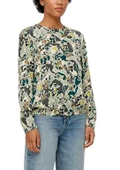 Bluzki damskie - s.Oliver Sales GmbH & Co. KG/s.Oliver Bluzka damska z długim rękawem, Niebieski zielony, 48 - miniaturka - grafika 1