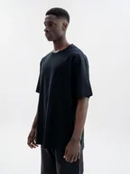 Koszulki męskie - T-Shirt Oversize Męski Czarny UrbanCity No Logo M - miniaturka - grafika 1