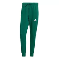 Spodenki męskie - adidas Męskie spodnie dresowe Essentials French Terry Tapered Cuff 3 paski - miniaturka - grafika 1