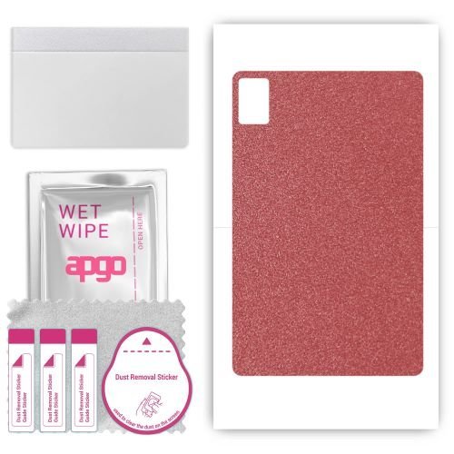 folia naklejka skórka strukturalna na TYŁ do HTC A102 - Różowy Pastel Matowy - apgo SKINS