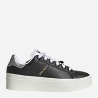 Trampki damskie - Tenisówki damskie na platformie Adidas Stan Smith Bonega HQ4253 39.5 (6UK) Czarne (4066749885823) - miniaturka - grafika 1