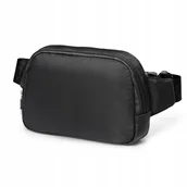 Nerki - PUCCINI Nerka Biodrowa Saszetka Torebka Biodrówka Czarna TM254-1 - miniaturka - grafika 1