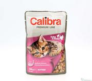 Mokra karma dla kotów - CALIBRA CAT PREMIUM KITTEN TURKEY & CHICKEN 100g - miniaturka - grafika 1