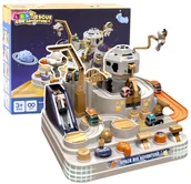 Zabawki konstrukcyjne - Kosmiczny Tor Interaktywny Baza Kosmiczna 10 Mechanicznych Aktywności - miniaturka - grafika 1