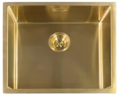 Zlewozmywaki - Zlewozmywak Reginox TAMPA 50x40 ZŁOTO R35337 - miniaturka - grafika 1