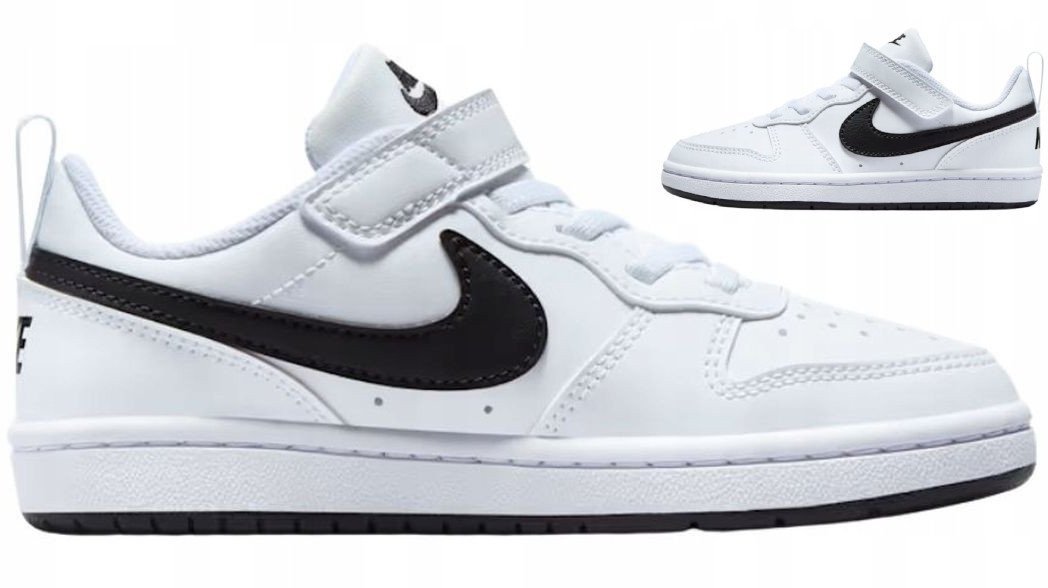 Nike BUTY SPORTOWE DZIECIĘCE NIKE DV5457-104 COURT BOROUGH LOW RECRAFT BPV