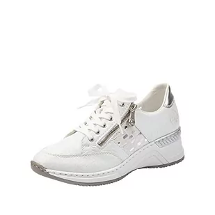 Rieker Sneakersy damskie N4322 80 Wielkość 39) - Sneakersy damskie - miniaturka - grafika 1