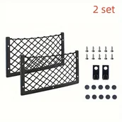 Inne - TEMU 2 szt. Torba do Przechowywania w Samochodzie z Ramą, Torba do Przechowywania w Samochodzie z Siatki - miniaturka - grafika 1