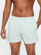Kąpielówki męskie - Emporio Armani Underwear Szorty kąpielowe 211756 4R422 02783 Zielony Regular Fit - miniaturka - grafika 1