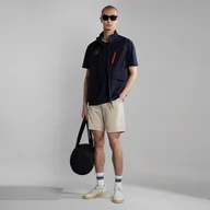 Spodenki męskie - NAKURU 5 N90 BEIGE SILVR - miniaturka - grafika 1