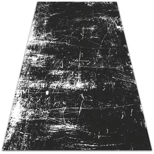 Piękny dywan zewnętrzny Czarny porysowany beton 60x90 cm - Dywany zewnętrzne - miniaturka - grafika 1