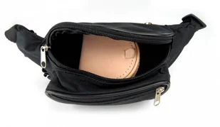 Saszetka Na Pas Biodrówka Nerka MAGRE (PL) Materiał Wodoodporny CZARNY Połysk - Torby męskie Saszetka Na Pas Biodrówka Nerka MAGRE (PL) Materiał Wodoodporny CZARNY Połysk - Torby męskie - miniaturka - grafika 6