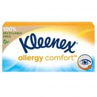 Chusteczki higieniczne - Kleenex Chusteczki kosmetyczne dla alergików Box Allergy Comfort 56 szt. - miniaturka - grafika 1