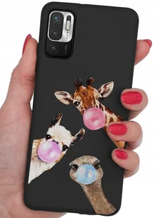 ETUI do Xiaomi Redmi Note 10 5G CASE WZORY SILIKONOWE MATT CASE +SZKŁO 9H - Etui i futerały do telefonów - miniaturka - grafika 1