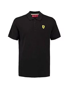 Ferrari F1 Polo Classic - Black - Koszulki męskie - miniaturka - grafika 1